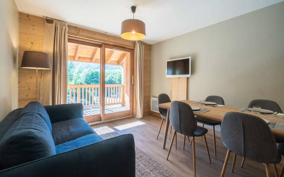 Rent in ski resort 3 room apartment 6 people (G470) - Résidence Lumi - Valmorel - Living room