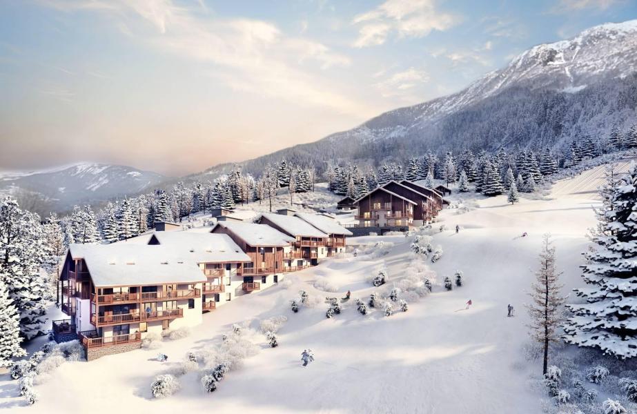 Holiday in mountain resort 3 room apartment 6 people (G470) - Résidence Lumi - Valmorel - Winter outside