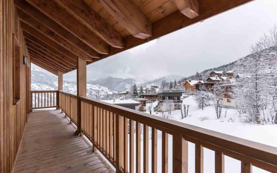 Ski verhuur Appartement 4 kamers 6 personen (G461) - Résidence Lumi - Valmorel - Balkon