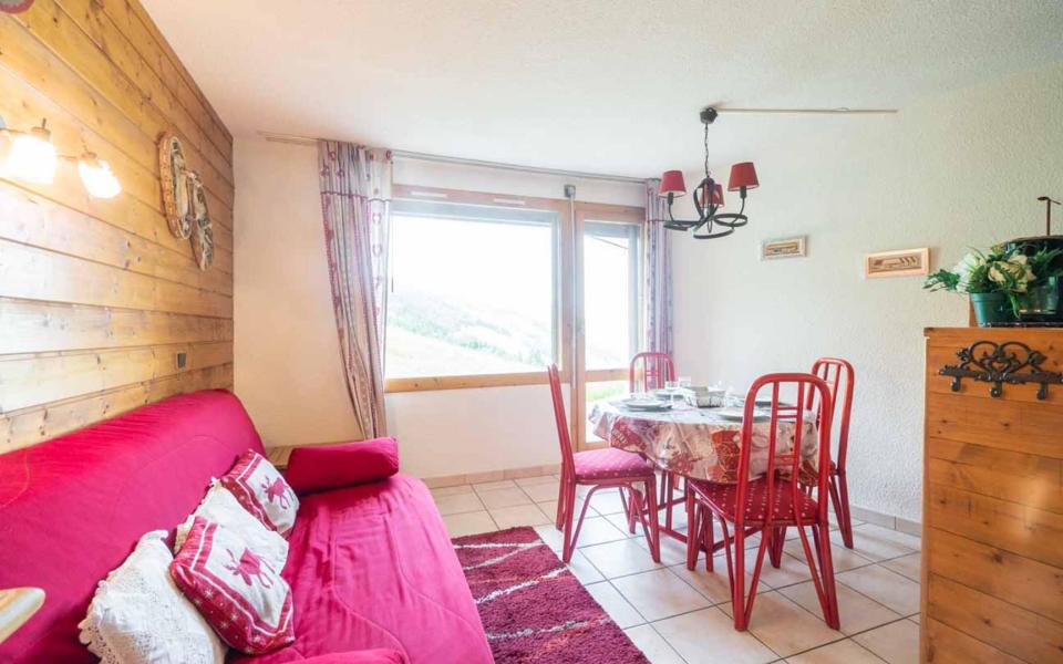 Ski verhuur Appartement 3 kamers 6 personen (G246) - Résidence Orgentil - Valmorel - Woonkamer