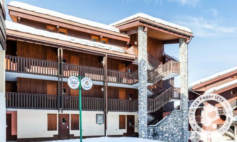 Location au ski Studio 4 personnes (Confort 28m²) - Résidence Planchamp et Mottet - Maeva Home - Valmorel - Extérieur hiver
