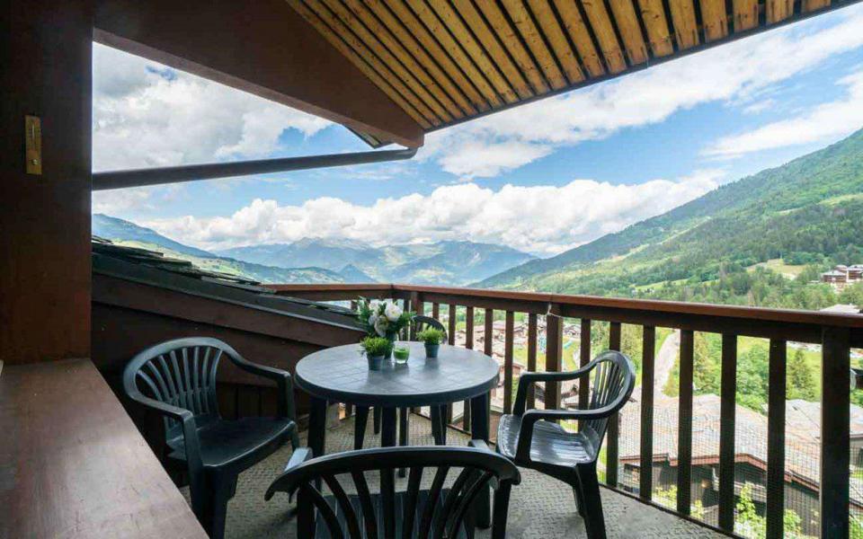 Skiverleih Studio Schlafnische 4 Personen (G427) - Résidence Portail - Valmorel - Terrasse