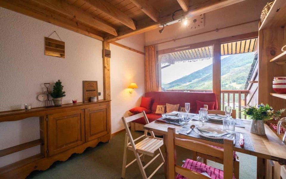 Skiverleih Studio Schlafnische 4 Personen (G427) - Résidence Portail - Valmorel - Wohnzimmer