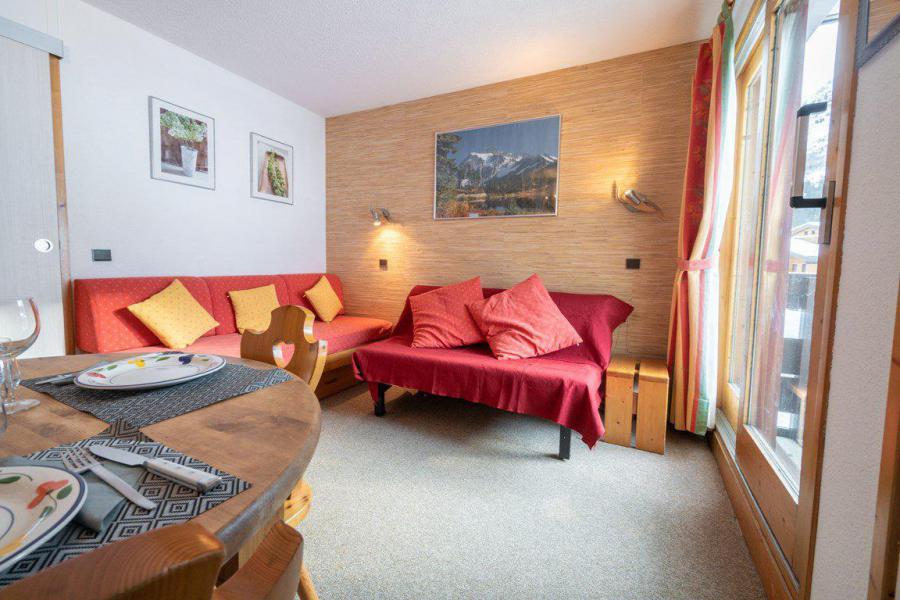 Ski verhuur Appartement 2 kamers 4 personen (423) - Résidence Riondet - Valmorel - Woonkamer