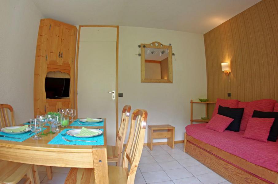 Ski verhuur Appartement 2 kamers 5 personen (G397) - Résidence Riondet - Valmorel - Woonkamer