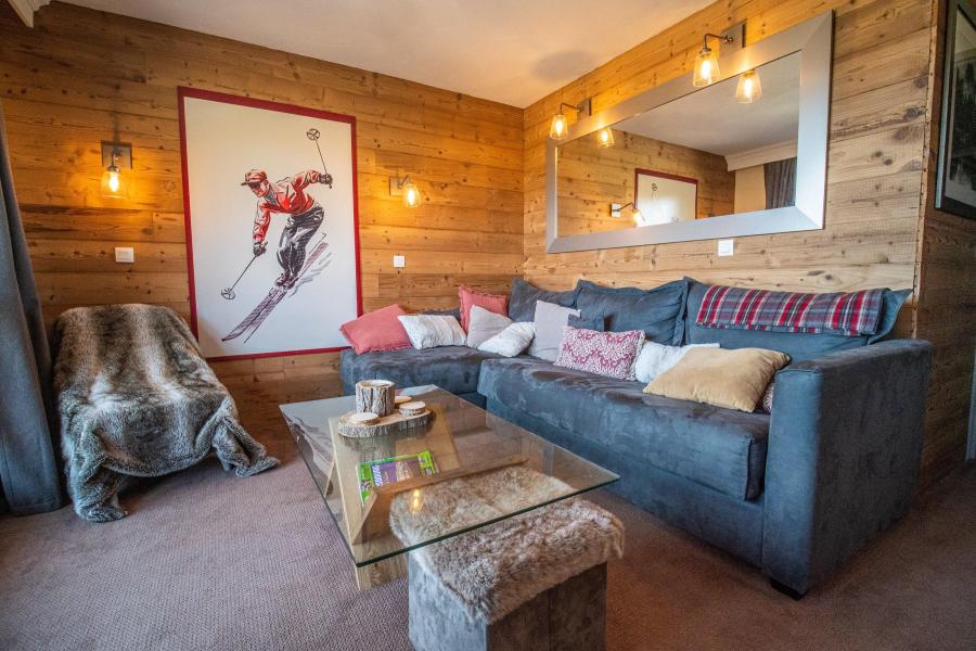 Ski verhuur Appartement 3 kamers 4 personen (118) - Résidence Valériane G - Valmorel - Woonkamer