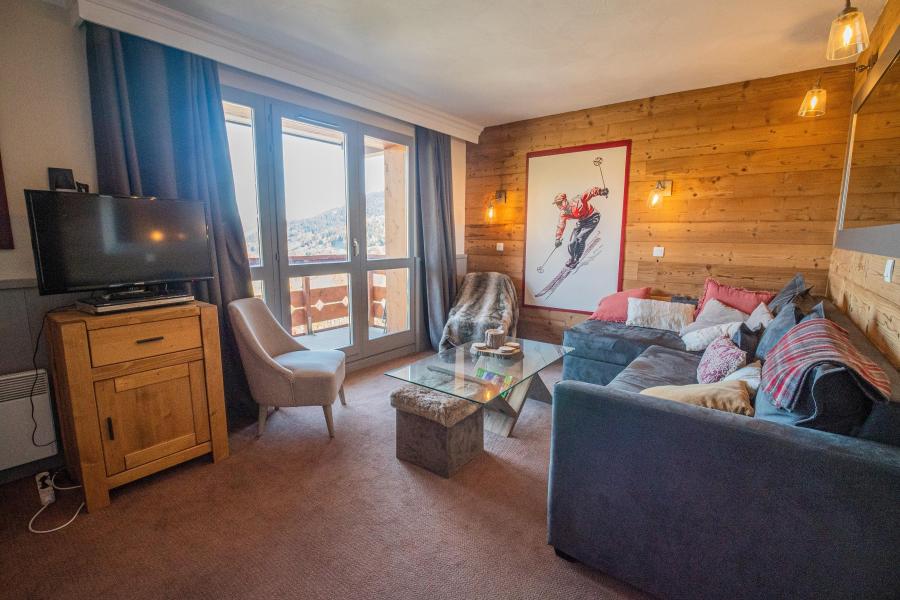 Ski verhuur Appartement 3 kamers 4 personen (118) - Résidence Valériane G - Valmorel - Woonkamer