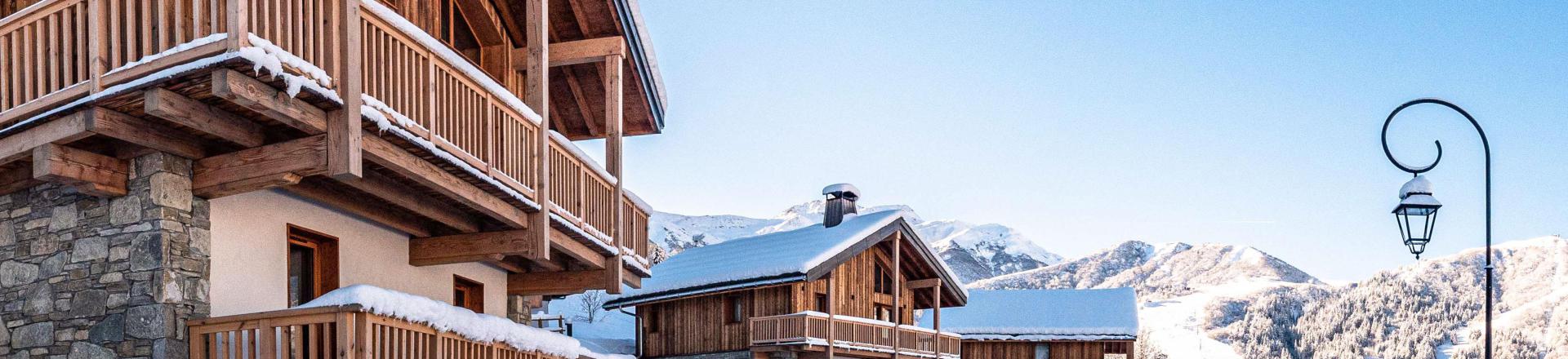Alquiler al esquí Les Chalets Lumi - Valmorel - Invierno