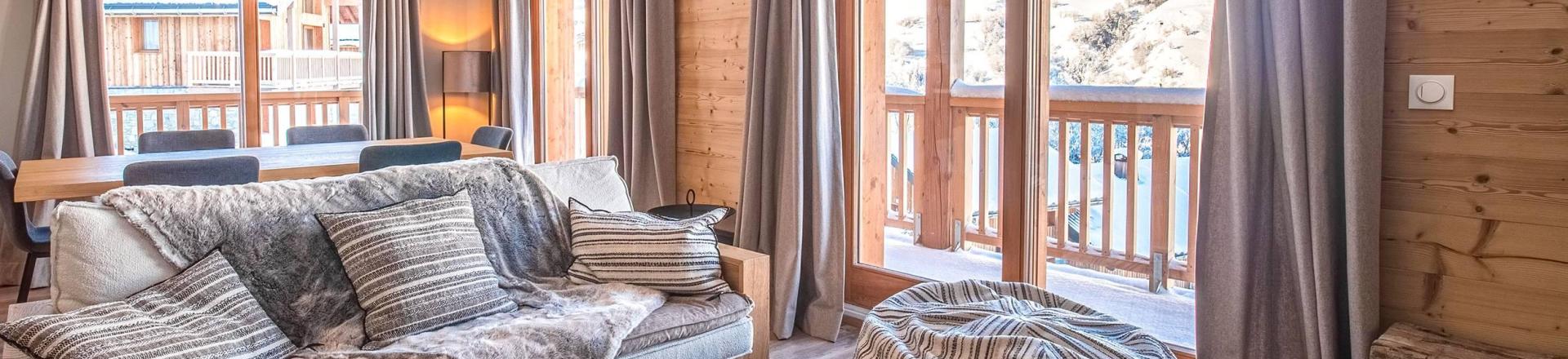 Skiverleih Duplex Wohnung 4 Zimmer 6 Personnen (Laurentide) - Les Chalets Lumi - Valmorel