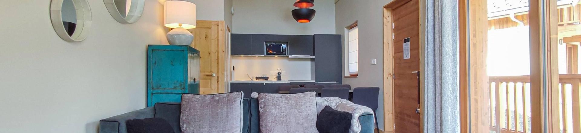 Skiverleih Duplex Wohnung 5 Zimmer 8 Personnen (Gaspesie) - Les Chalets Lumi - Valmorel