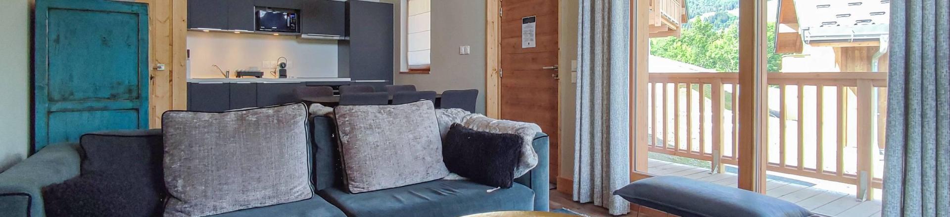 Skiverleih Duplex Wohnung 5 Zimmer 8 Personnen (Gaspesie) - Les Chalets Lumi - Valmorel