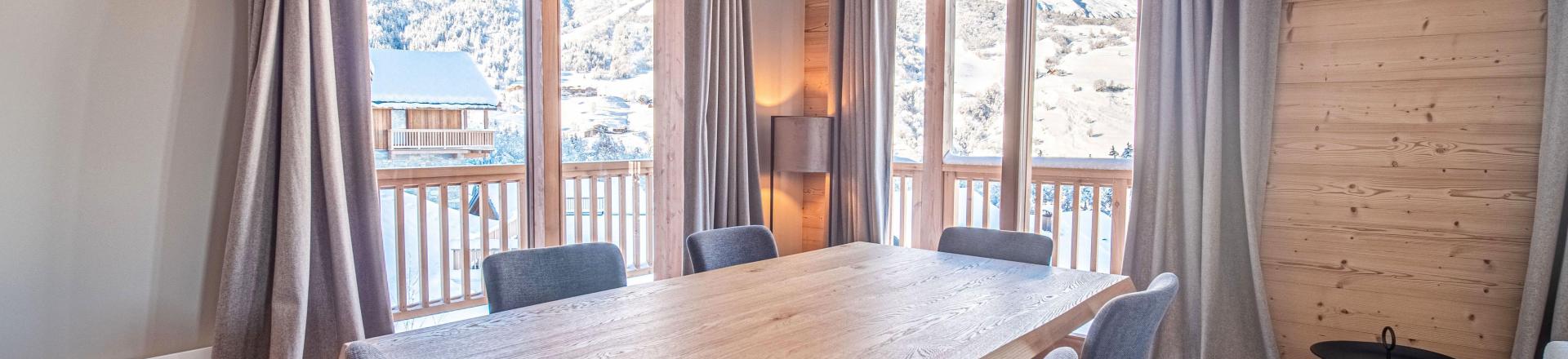 Location au ski Chalet duplex 4 pièces 6 personnes (Laurentide) - Les Chalets Lumi - Valmorel - Séjour