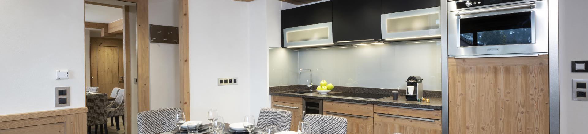 Skiverleih 3-Zimmer-Appartment für 6 Personen (Grand Confort) - Résidence Anitéa - Valmorel - Küche