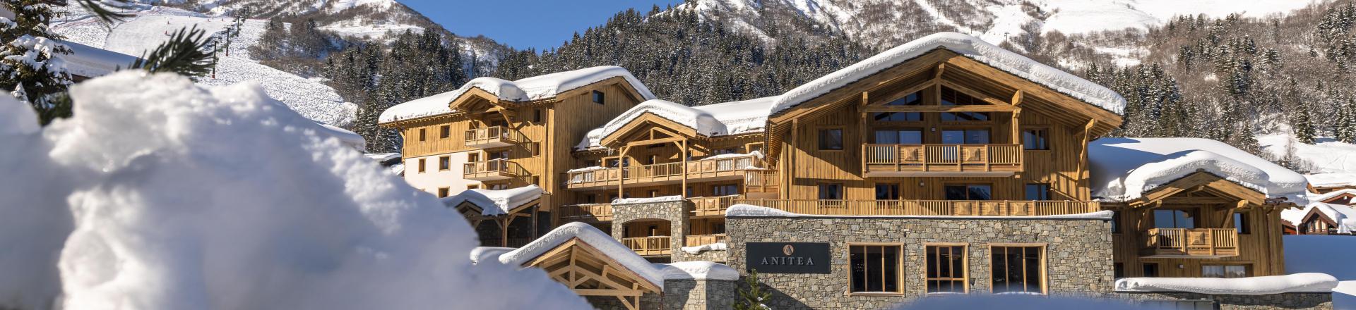 Rent in ski resort Résidence Anitéa - Valmorel - Winter outside