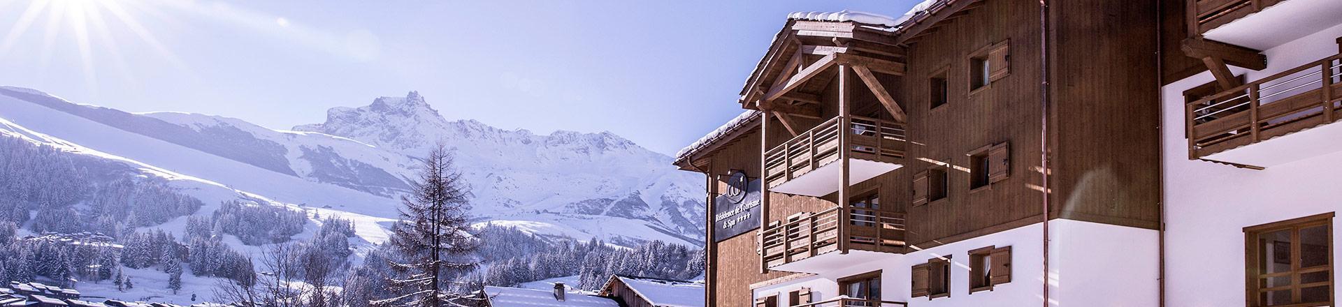 Location au ski Résidence Boutique La Grange Aux Fées - Valmorel - Extérieur hiver