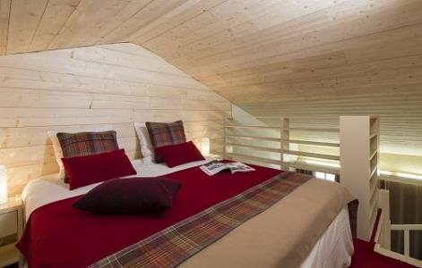 Ski verhuur Kamer Duplex (tarief 2 personen) - Hôtel du Bourg - Valmorel - 2 persoons bed