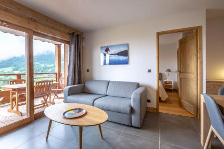 Skiverleih 3-Zimmer-Appartment für 6 Personen (E14C) - La Grange Aux Fées - Valmorel - Wohnzimmer