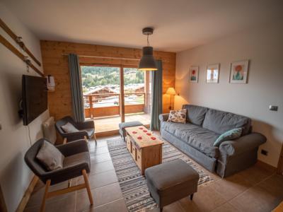 Ski verhuur Appartement 3 kamers 5 personen (E11) - La Grange Aux Fées - Valmorel - Woonkamer