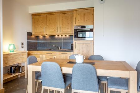 Ski verhuur Appartement 3 kamers 6 personen (E14C) - La Grange Aux Fées - Valmorel - Woonkamer