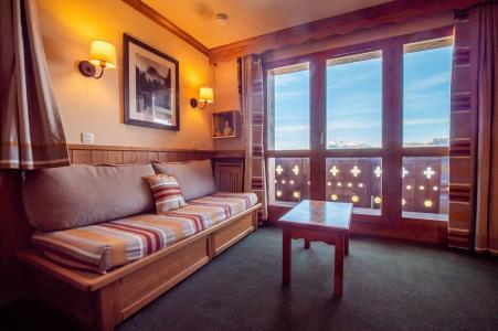 Rent in ski resort 4 room duplex apartment cabin 6-8 people (VAL220) - La Résidence la Valériane - Valmorel - Living room