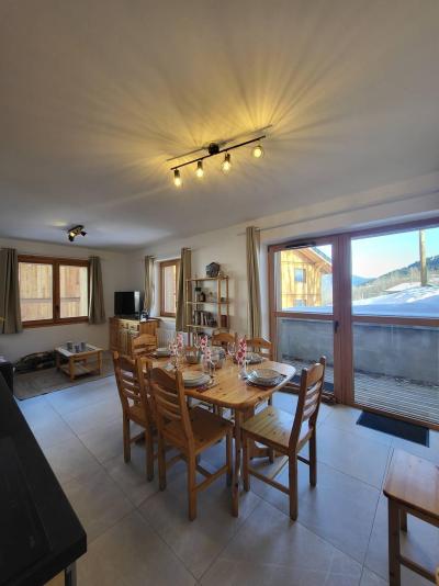Rent in ski resort 3 room apartment 6 people (G493) - Le Roc - Valmorel - Living room