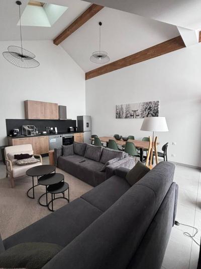 Skiverleih 4 Zimmer Appartement für 5-7 Personen (G490) - Le Roc - Valmorel - Wohnzimmer