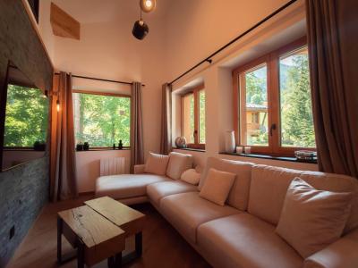 Ski verhuur Appartement 5 kamers 8 personen (G483) - Le Roc - Valmorel - Woonkamer