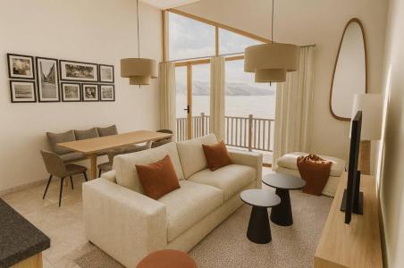 Rent in ski resort Le Roc - Valmorel - Living room