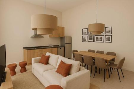 Rent in ski resort Le Roc - Valmorel - Living room