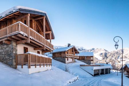 Ski verhuur Les Chalets Lumi - Valmorel - Buiten winter