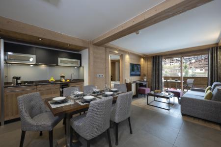 Rent in ski resort 3 room apartment 6 people (confort) - Résidence Anitéa - Valmorel - Living room