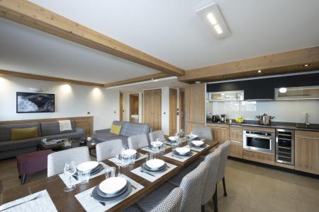 Location au ski Appartement 5 pièces 10 personnes - Résidence Anitéa - Valmorel - Salle à manger