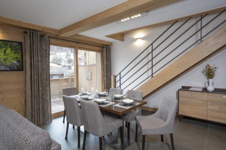 Ski verhuur Appartement duplex 3 kamers 6 personen - Résidence Anitéa - Valmorel - Eetkamer