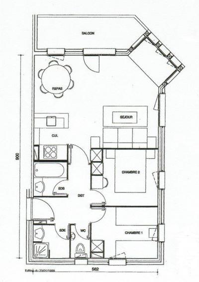 Soggiorno sugli sci Appartamento 3 stanze per 7 persone (GL280) - Résidence Athamante - Valmorel