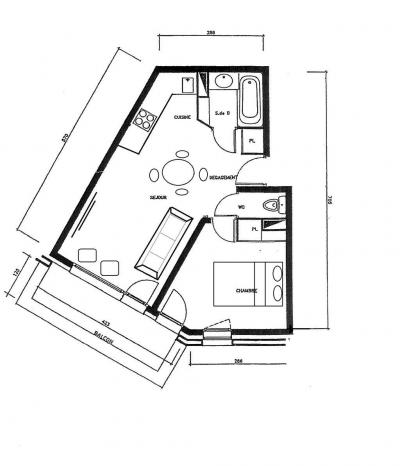 Location au ski Appartement 2 pièces 4 personnes (422) - Résidence Camarine - Valmorel