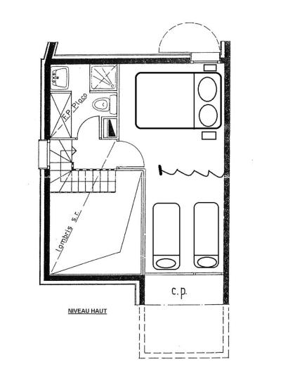 Location au ski Appartement 2 pièces 6 personnes (Logement 2 pièces 6 personnes (G473)) - Résidence Cheval Blanc - Valmorel