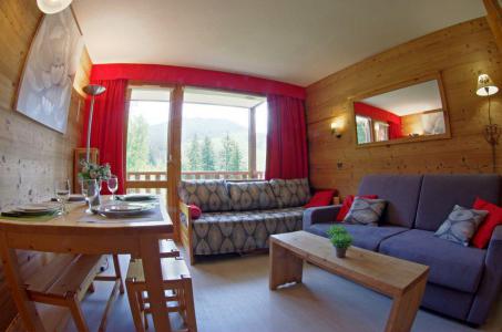 Ski verhuur Appartement 2 kamers 4 personen (G390) - Résidence Cheval Blanc - Valmorel - Woonkamer