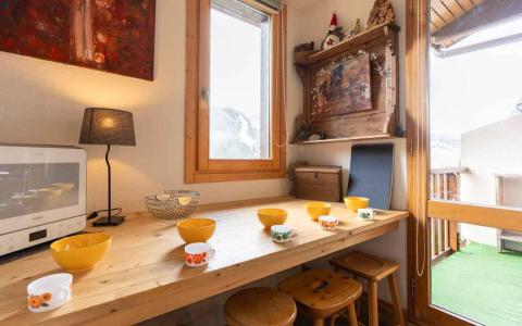 Ski verhuur Appartement 2 kamers 6 personen (G473) - Résidence Cheval Blanc - Valmorel - Woonkamer