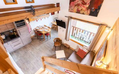 Ski verhuur Appartement 3 kamers 6 personen (G473) - Résidence Cheval Blanc - Valmorel - Woonkamer