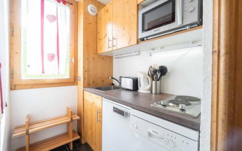 Wynajem na narty Apartament 2 pokojowy 5 osób (G004) - Résidence Côté Soleil - Valmorel - Aneks kuchenny