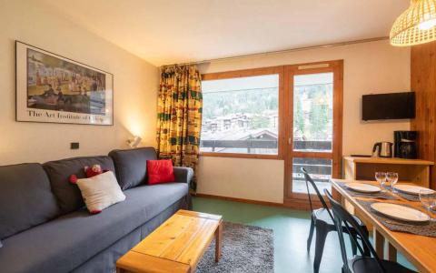 Skiverleih 2-Zimmer-Appartment für 5 Personen (G 433) - Résidence La Ruelle - Valmorel - Wohnzimmer