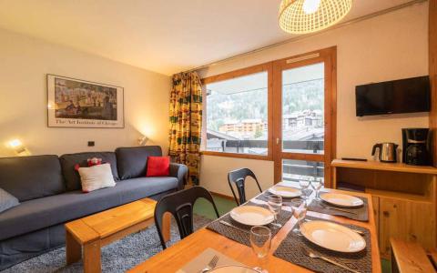 Skiverleih 2-Zimmer-Appartment für 5 Personen (G 433) - Résidence La Ruelle - Valmorel - Wohnzimmer