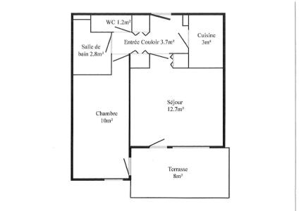 Skiverleih 2-Zimmer-Appartment für 5 Personen (G 433) - Résidence La Ruelle - Valmorel - Plan