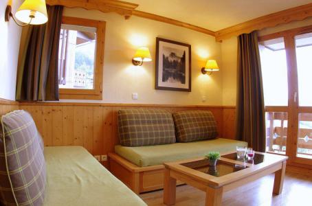 Rent in ski resort 2 room apartment 5 people (GL320) - Résidence la Valériane - Valmorel - Living room