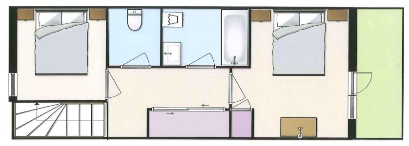 Soggiorno sugli sci Appartamento su due piani 4 stanze per 6 persone (GL361) - Résidence la Valériane - Valmorel