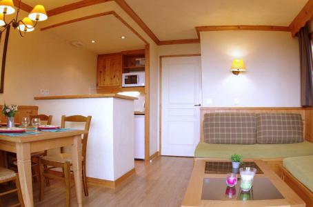 Ski verhuur Appartement 2 kamers 5 personen (GL320) - Résidence la Valériane - Valmorel - Woonkamer