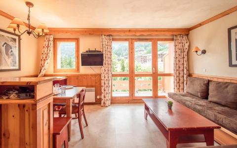 Ski verhuur Appartement 3 kamers 6 personen (GL275) - Résidence la Valériane - Valmorel - Woonkamer