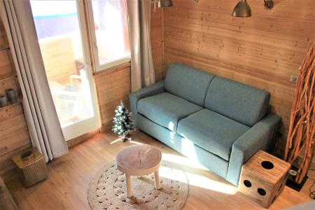 Ski verhuur Appartement 4 kamers 8 personen (31) - Résidence le Bourg Morel G - Valmorel - Woonkamer