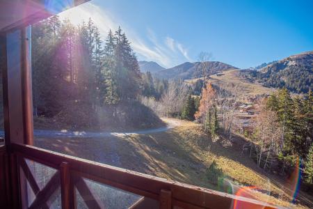 Skiverleih 2-Zimmer-Appartment für 5 Personen (C63) - Résidence le Cheval Blanc - Valmorel - Terrasse