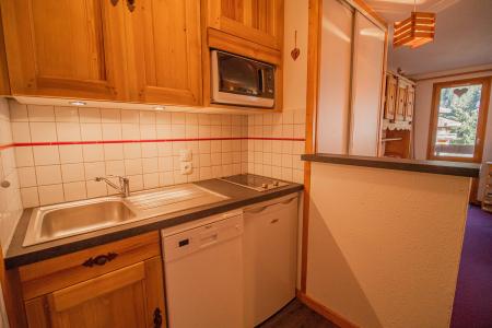 Alquiler al esquí Estudio para 3 personas (C33) - Résidence le Cheval Blanc - Valmorel - Kitchenette